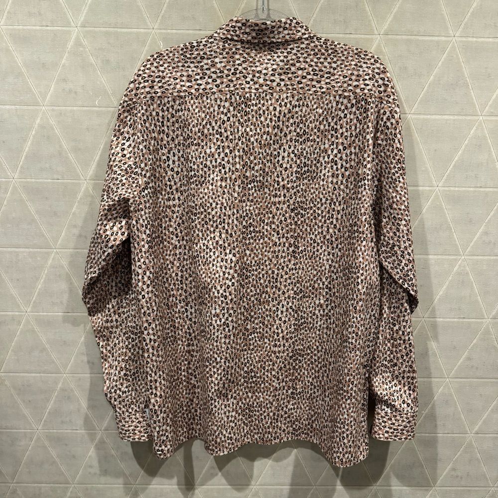 Ted Baker Dunston Regular Fit Dot Button-Up Shirt Size 5 XL - Picture 5 of 11